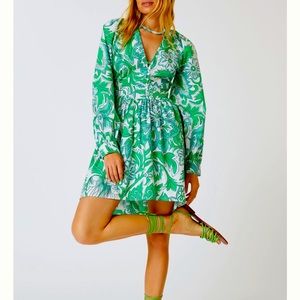 NWT Anthropologie Let Me Be Floral Printed Tunic Dress Size XL